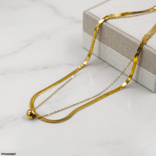 Goldplated Imported Chain and locket