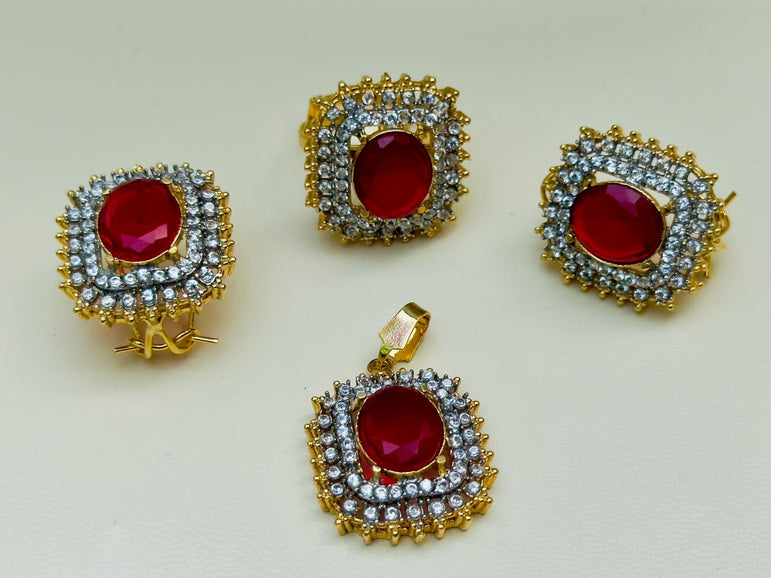 22k Goldplated Pendent Set