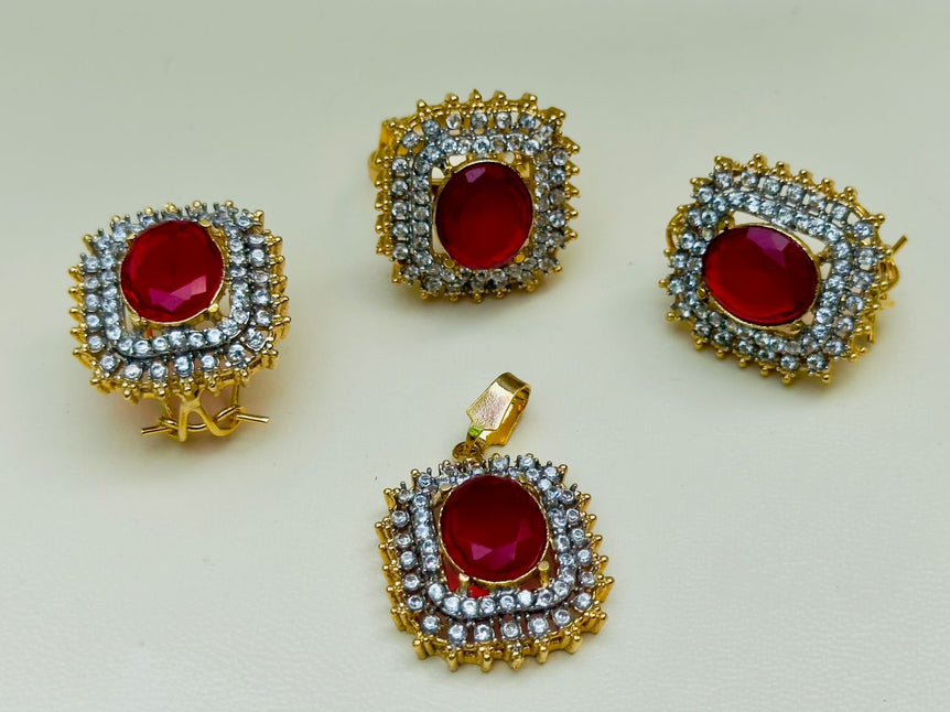 22k Goldplated Pendent Set