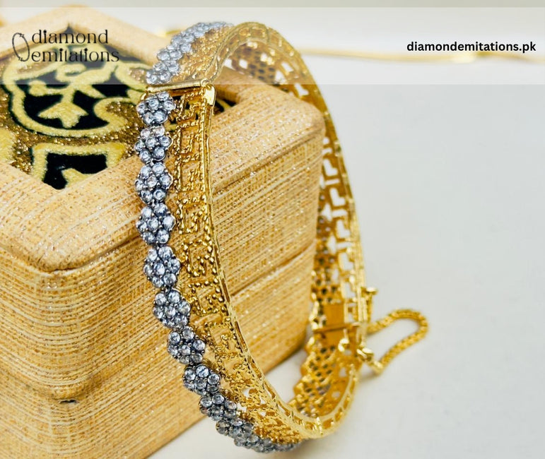 22k diamond cut karaa