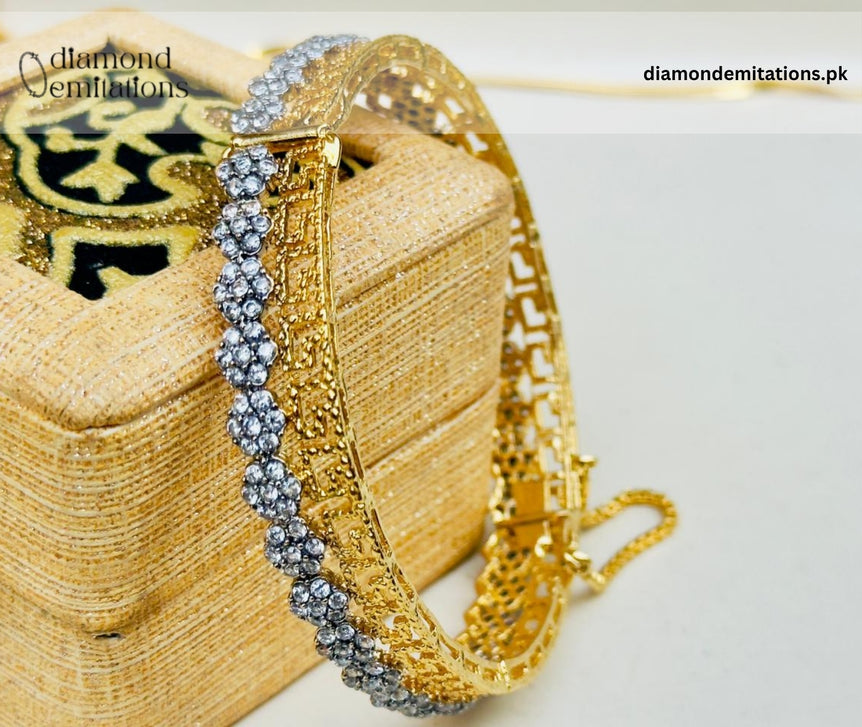 22k diamond cut karaa
