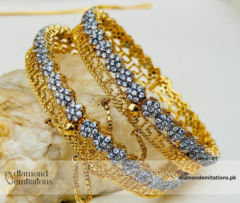 22k diamond cut karaa