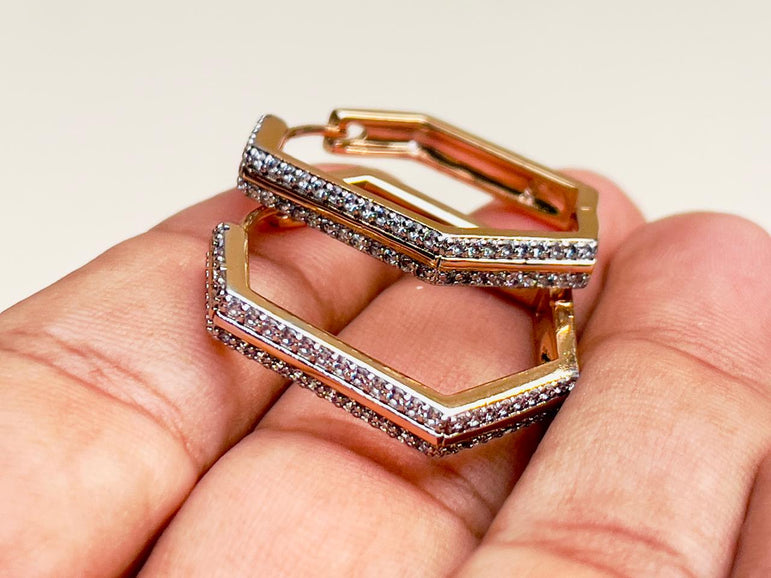 24k Goldplated Imported Branded Earhoops