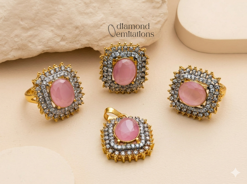 22k Goldplated Pendent Set