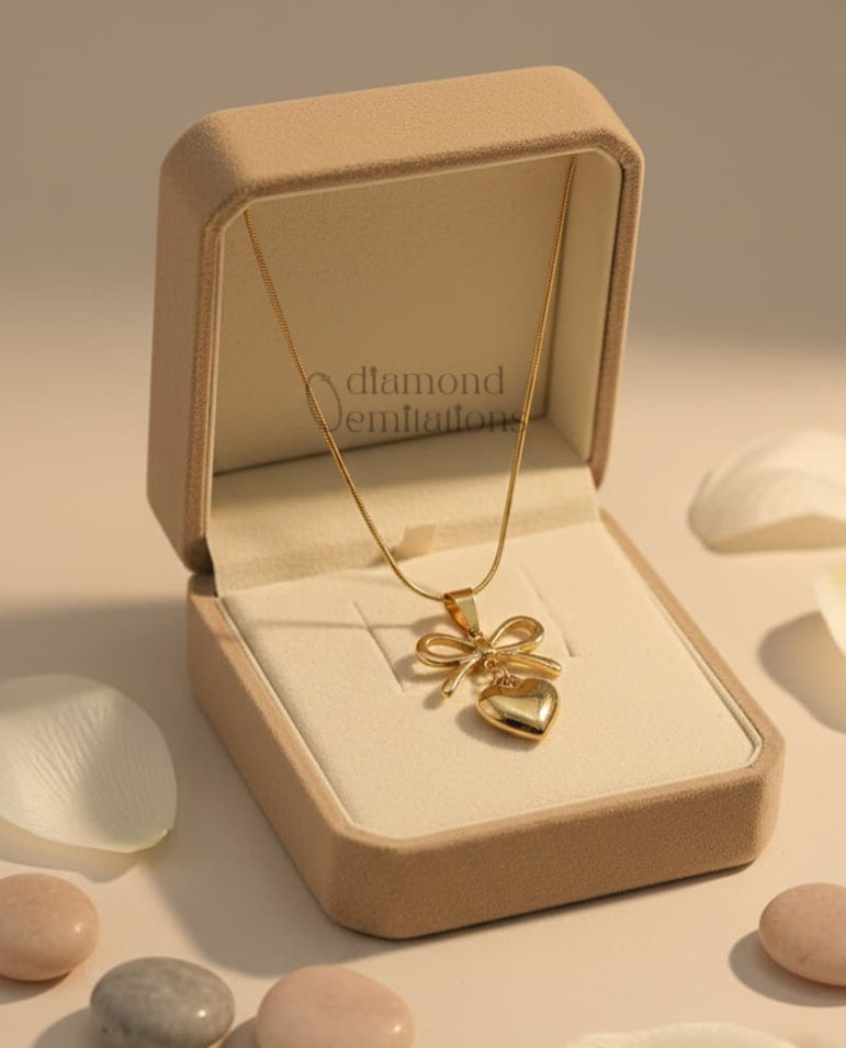 Goldplated Imported Chain and locket