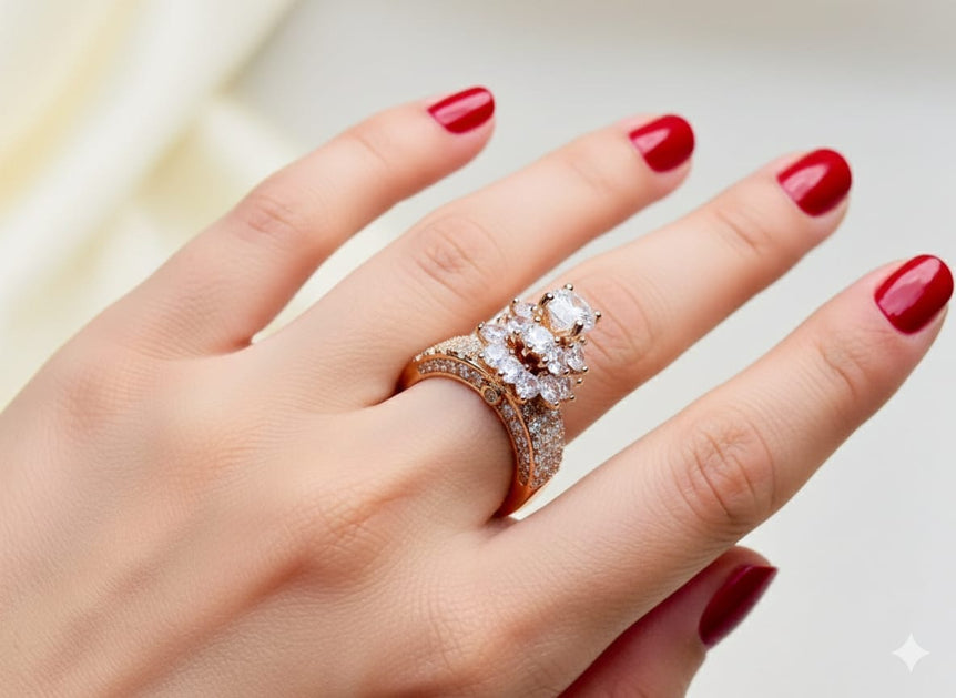 24k Goldplated imported branded ring