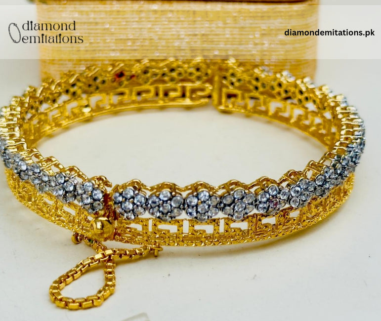 22k diamond cut karaa