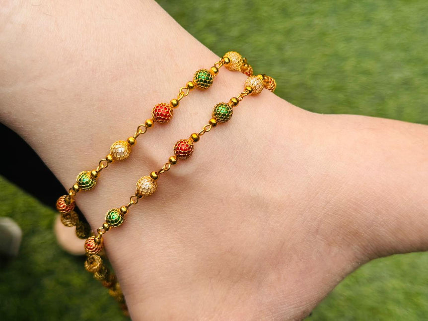 Gold plated imported anklets