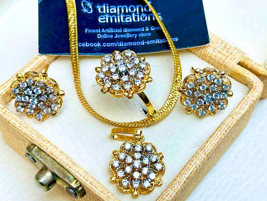 Diamond Cut Zircon Set