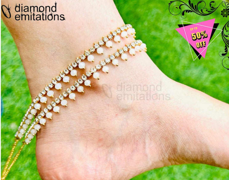 Gold plated imported anklets