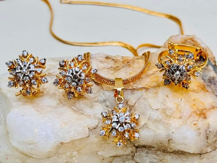 Diamond Cut Zircon Set