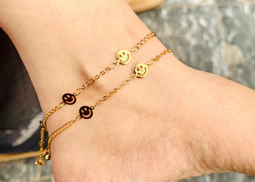 Gold plated imported anklets