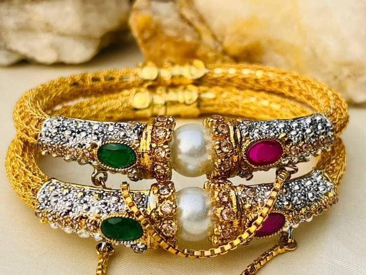 Designer Gold Plated Bangels 4