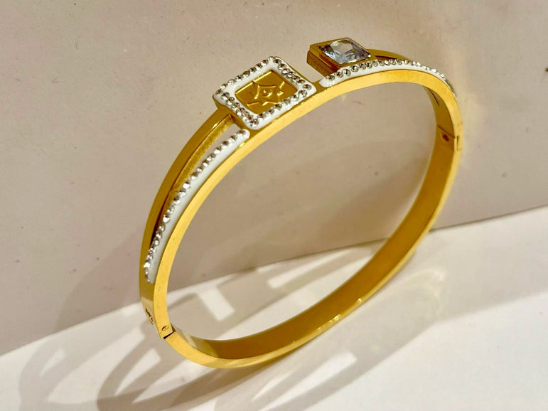 Gold plated handcuff