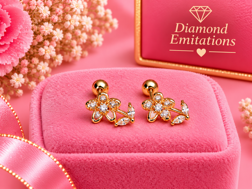 18k Goldplated Earstuds