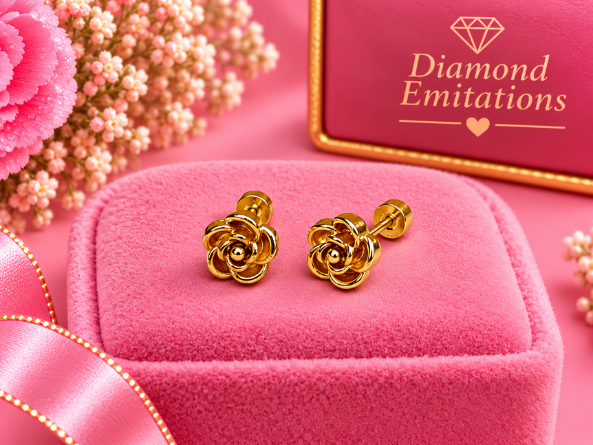 18k Goldplated Earstuds