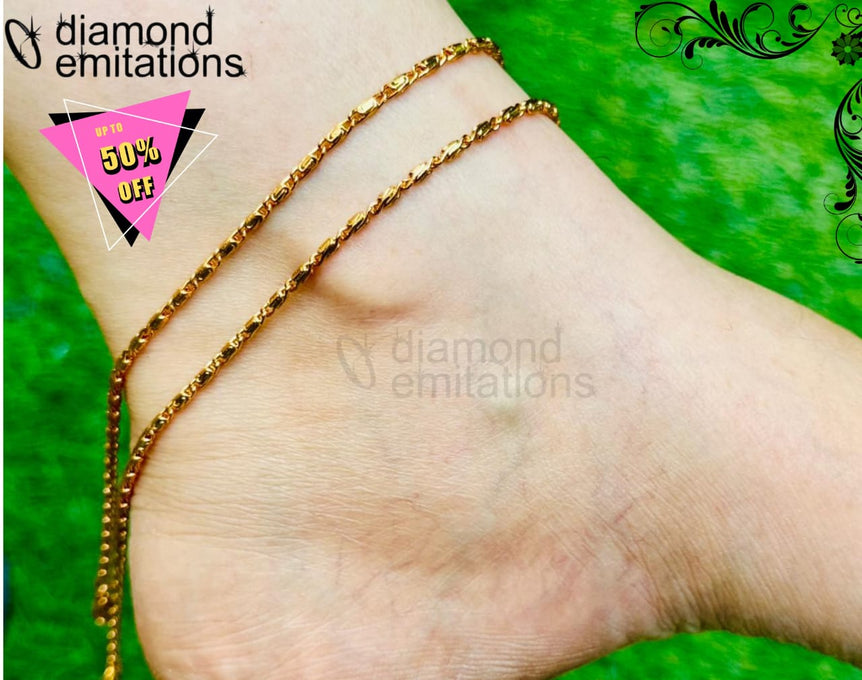 Goldplated Anklets