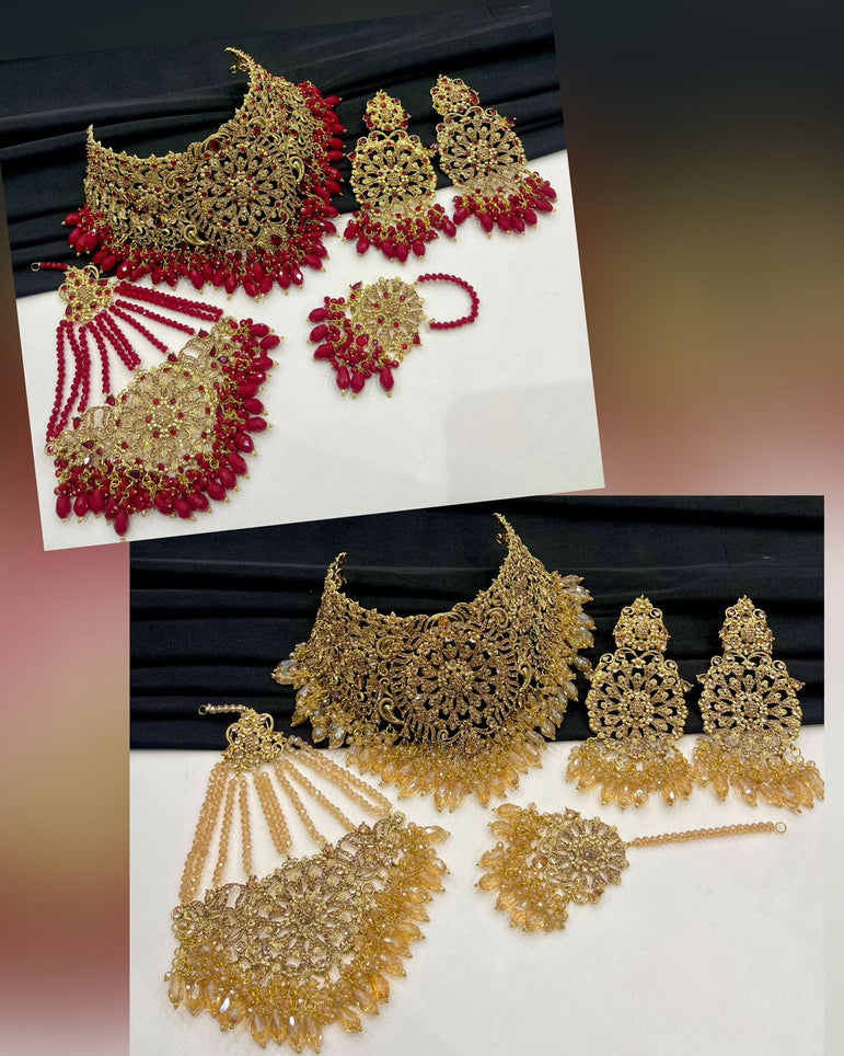 Goldplated Bridal Set