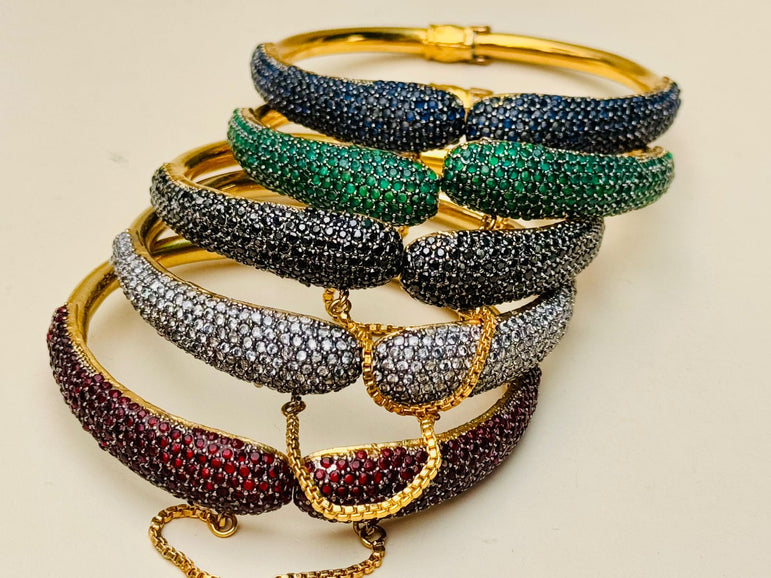 Goldplated Jurao Stone Bangles