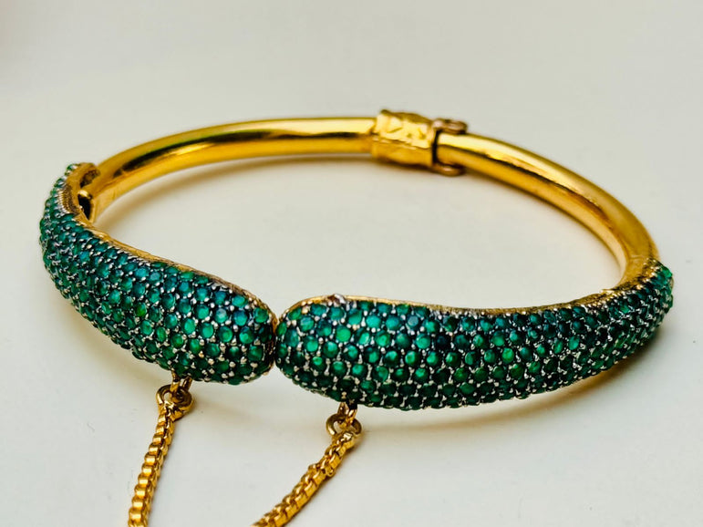 Goldplated Jurao Stone Bangles