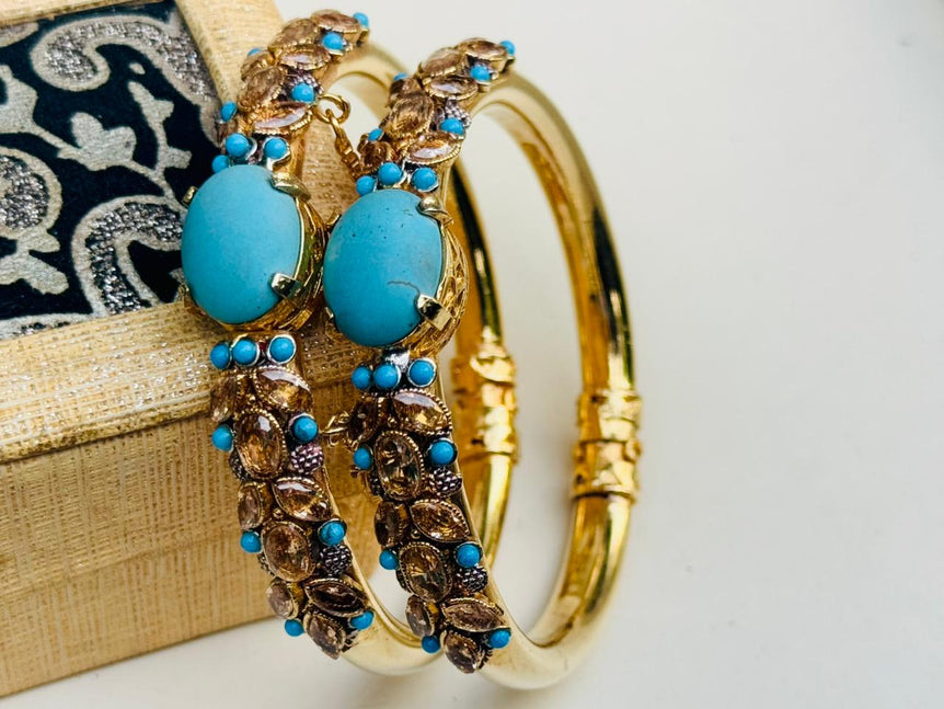 Designer Gold Plated Bangels