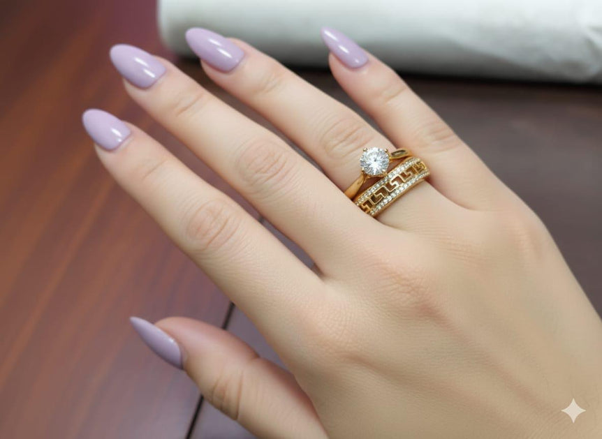 24k gold plated imported rings