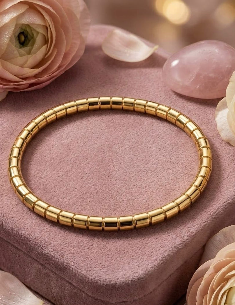 Gold plated imported stainless steel handcuff
