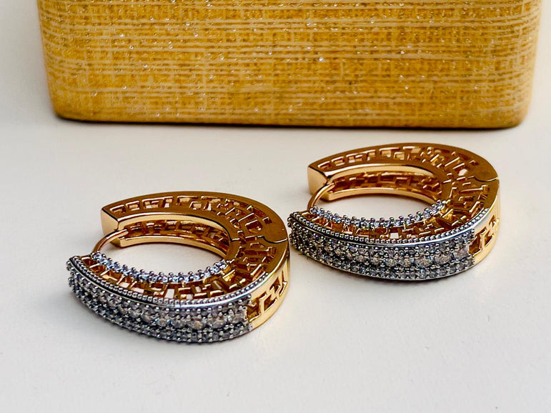 24k Goldplated Imported Branded Earhoops