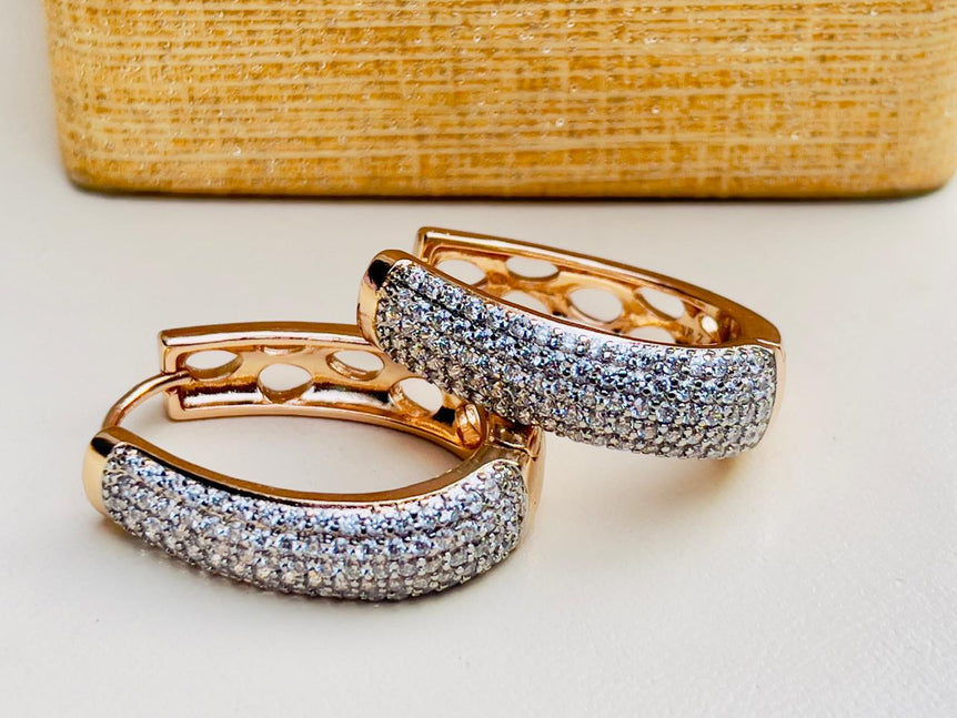 24k Goldplated Imported Branded Earhoops