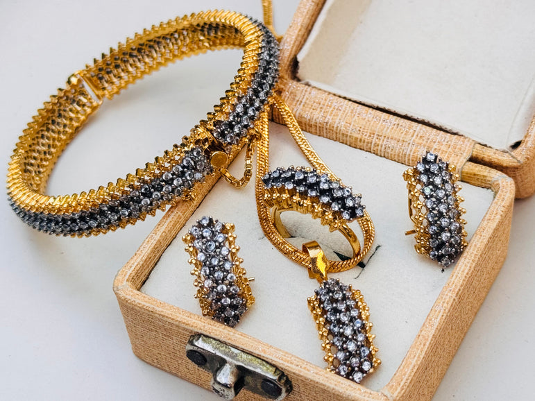 Goldplated Real Zircon Combo Deal