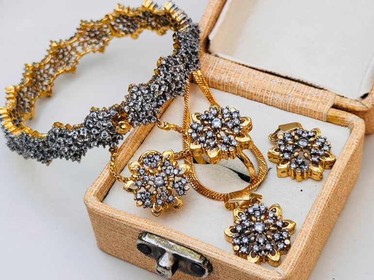 Goldplated Real Zircon Combo Deal