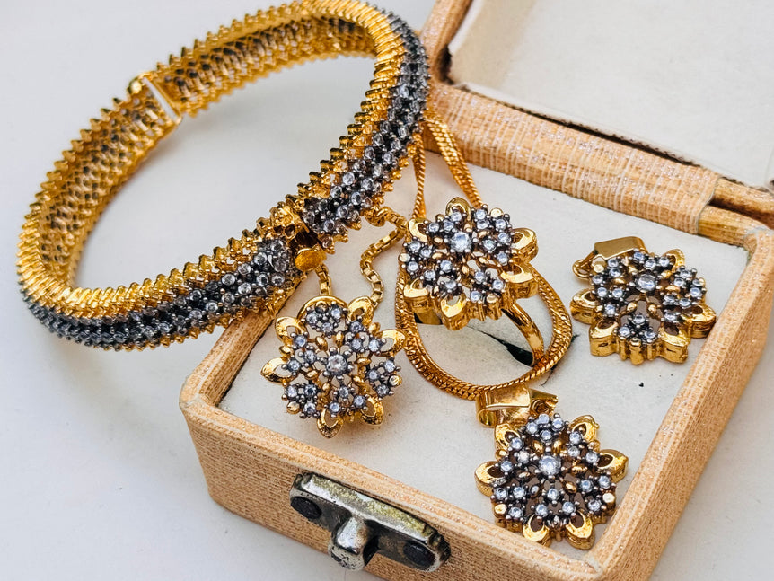 Goldplated Real Zircon Combo Deal