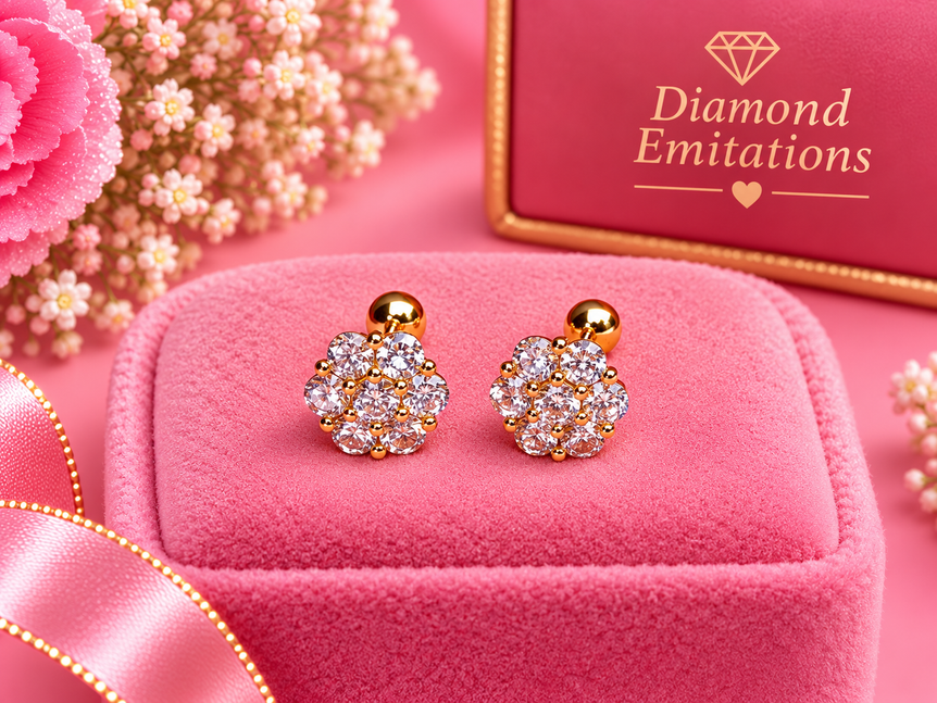 18k Goldplated Earstuds