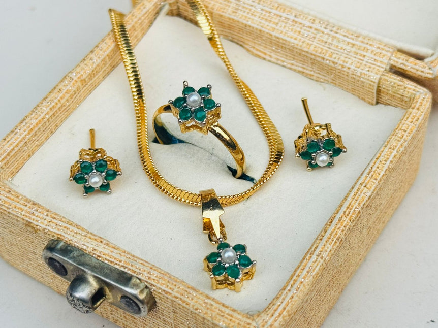 22k Goldplated Pendent Set