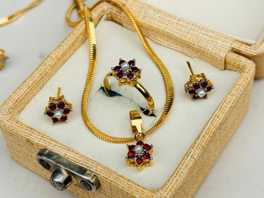 22k Goldplated Pendent Set