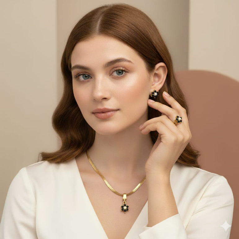 22k Goldplated Pendent Set