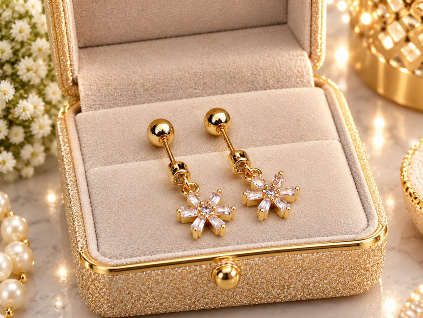 18k Goldplated Earstuds