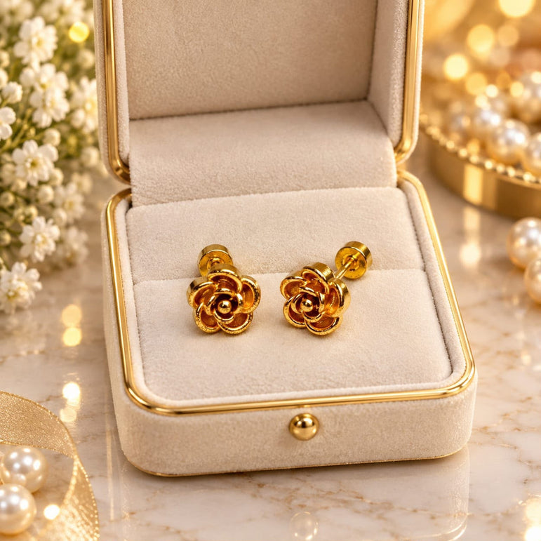 18k Goldplated Earstuds