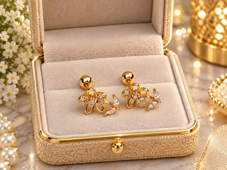 18k Goldplated Earstuds
