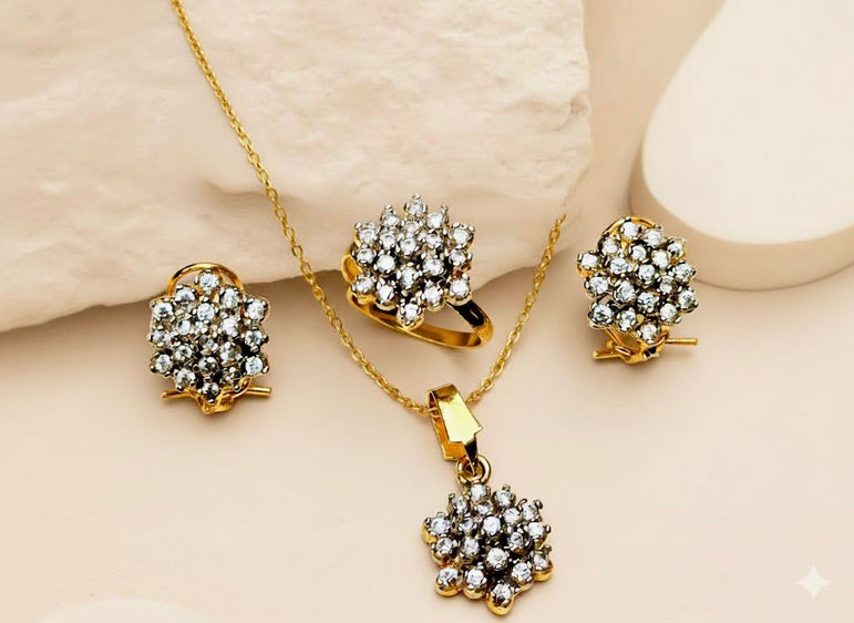 Diamond Cut Zircon Set