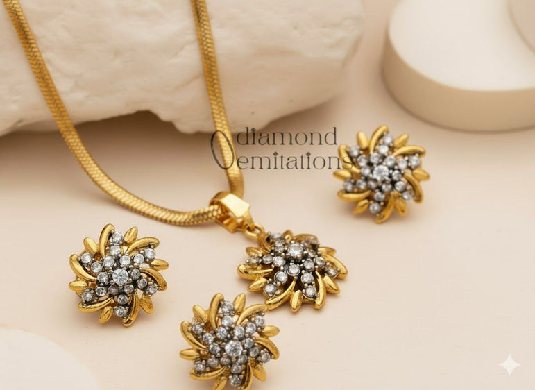 Diamond Cut Zircon Set