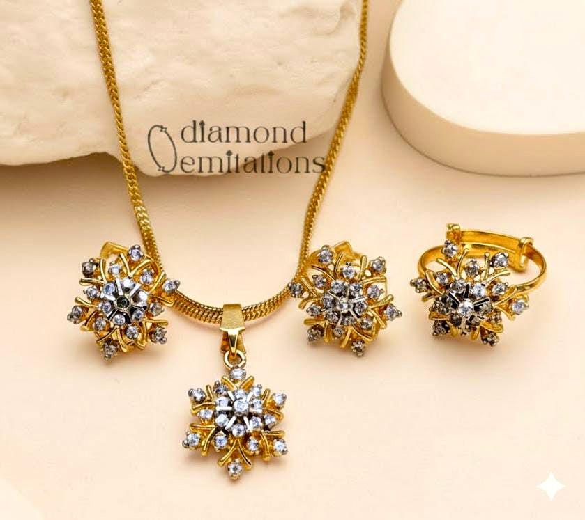 Diamond Cut Zircon Set