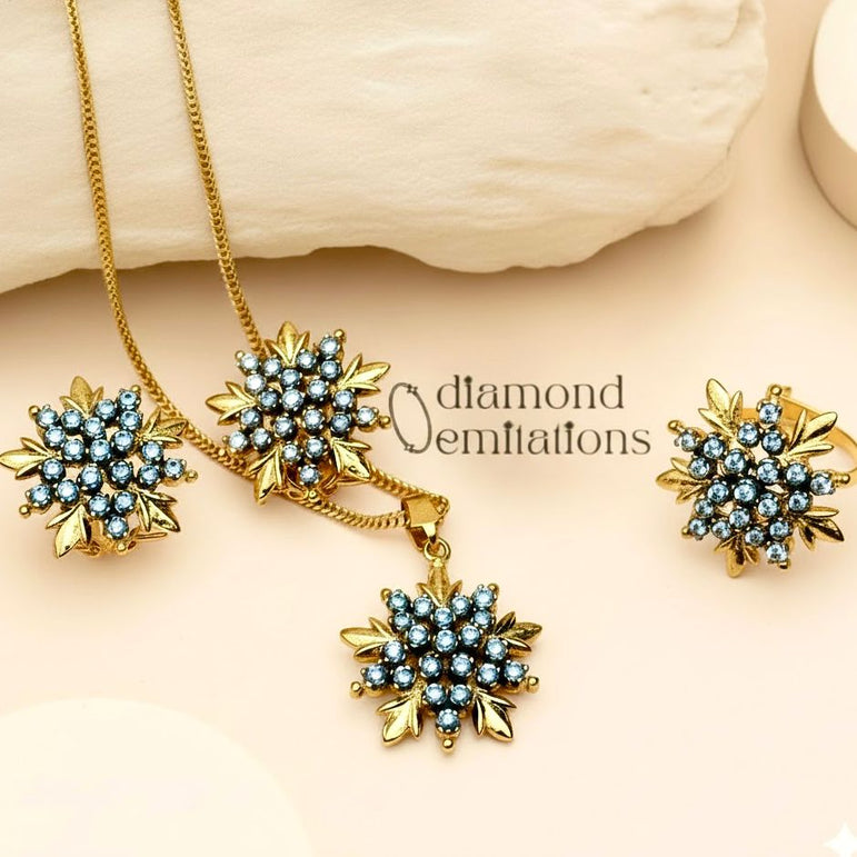 Diamond Cut Zircon Set