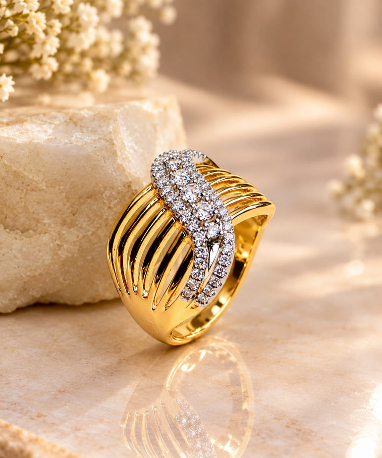 24k gold plated imported ring