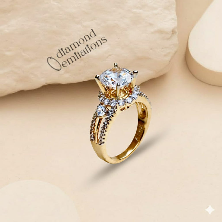 24k gold plated imported branded ring