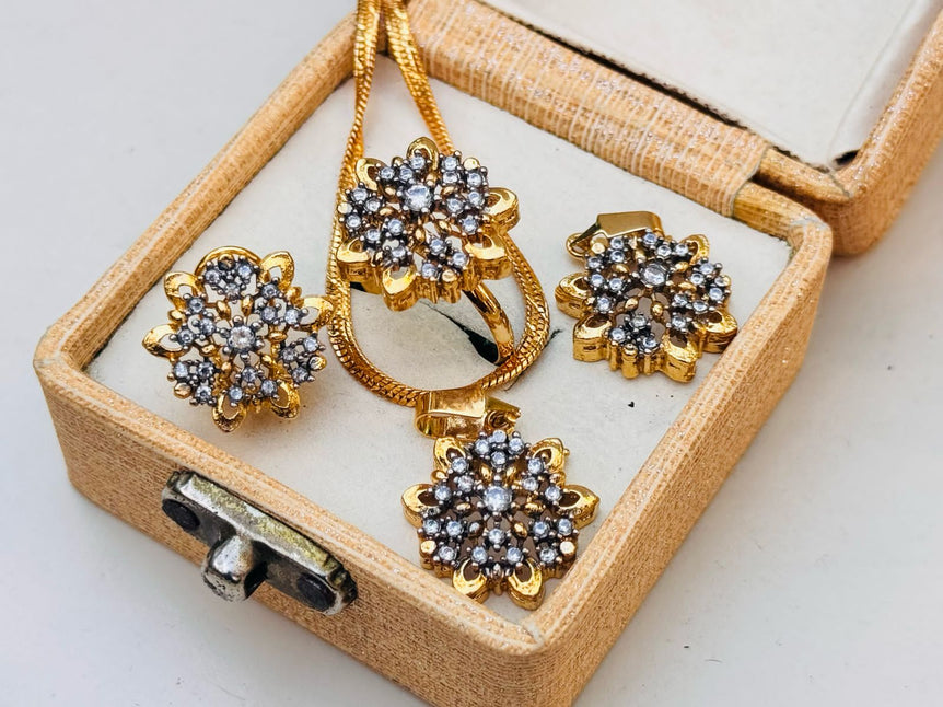 Diamond Cut Zircon Set
