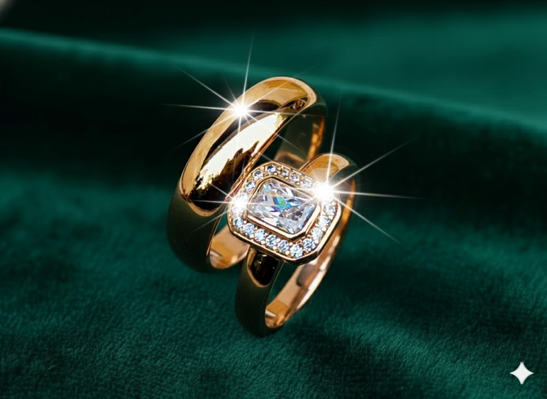 24k goldplated Imported rings