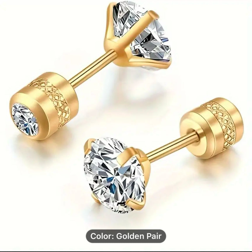 Zircon Earstuds