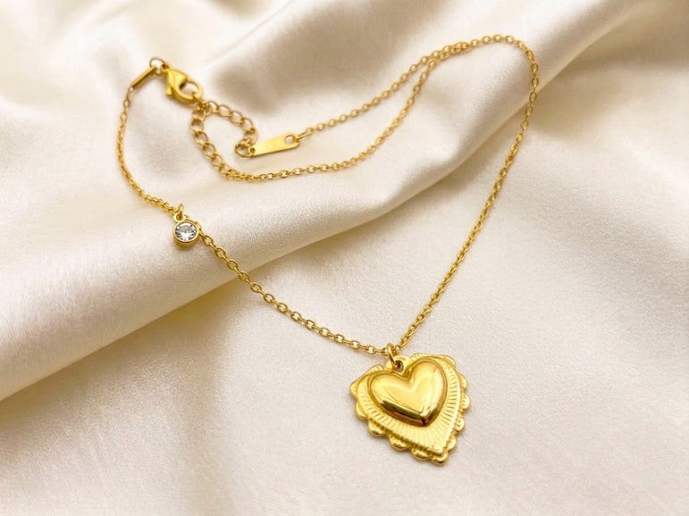 Goldplated Imported Chain and locket