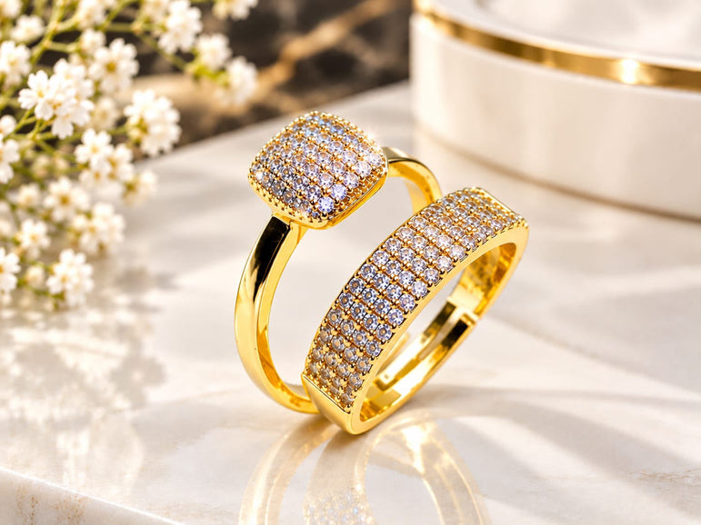 24k gold plated imported ring